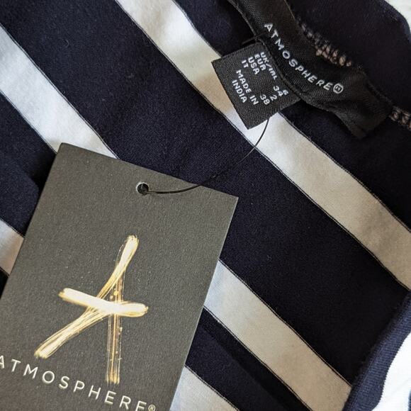 Atmosphere Stripe Pencil Skirt sz 2 New with tags - Picture 4 of 7